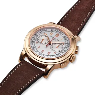 Patek Philippe Chronograph 5070R 42mm Rose gold Silver