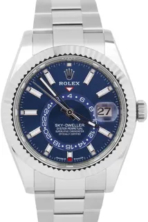 Rolex Sky-Dweller 336934 Stainless steel Blue