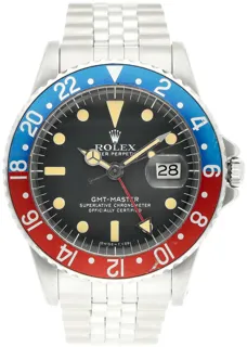 Rolex GMT-Master 1675 40mm Stainless steel Black