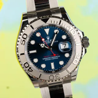 Rolex Yacht-Master 126622-0002 40mm Platinum and Stainless steel Blue