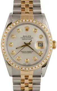 Rolex Datejust 16233 Stainless steel and 18k yellow gold White MOP$Diamond