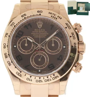 Rolex Daytona 116505 Everose gold Brown