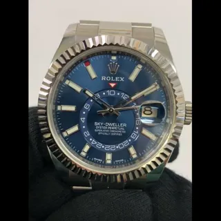 Rolex Sky-Dweller 326934 42mm Stainless steel Blue