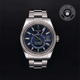 Rolex Sky-Dweller 326934 Stainless steel blue