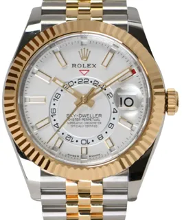 Rolex Sky-Dweller 336933-0006 42mm Yellow gold and Stainless steel White