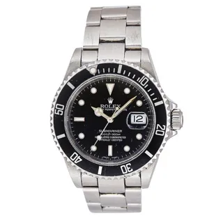 Rolex Submariner 16610 Stainless steel Black