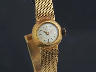 Piaget 6656 16mm Yellow gold Silver