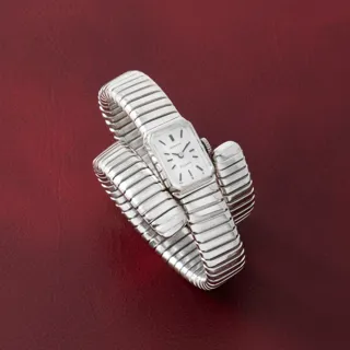 Bulgari Serpenti Tubogas White gold Silver