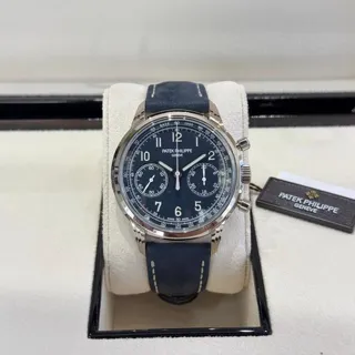 Patek Philippe Chronograph 5172G-001 41mm White gold Blue