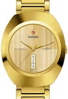 Rado Diastar R12161253 38mm Gold$PVD coated Yellow