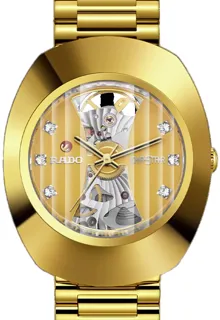 Rado Diastar R12064263 35mm Gold$PVD coated Yellow