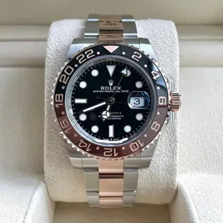 Rolex GMT-Master II 126711CHNR 40mm Yellow gold and Stainless steel Black