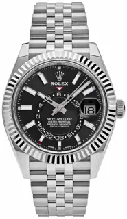 Rolex Sky-Dweller 326934 42mm Stainless steel Black