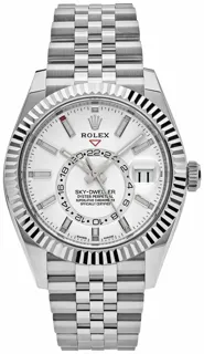 Rolex Sky-Dweller 326934 42mm Stainless steel White