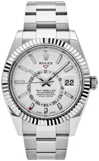 Rolex Sky-Dweller 326934 42mm Stainless steel White