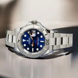 Rolex Yacht-Master 126622-0002 40mm Platinum and Stainless steel Blue