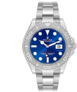 Rolex Yacht-Master 126622-0002 40mm Platinum and Stainless steel Blue