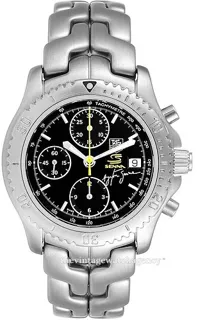 TAG Heuer LINK Chronograph CT2115.BA0550 41mm Stainless steel Black