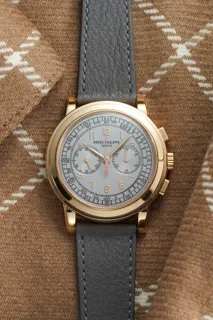 Patek Philippe Chronograph 5070R-001 18k rose gold Silver