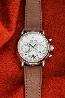 Patek Philippe Perpetual Calendar Split-Seconds Chronograph 5204P-010 40mm Platinum Silver