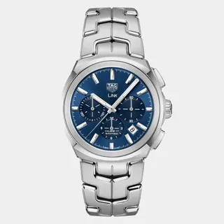 TAG Heuer Link 41mm Stainless steel Blue and Silver