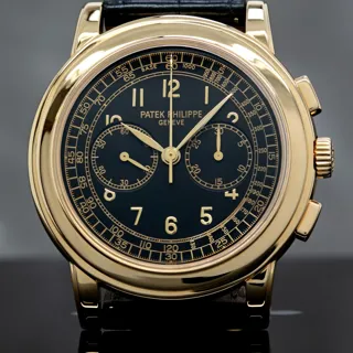 Patek Philippe Chronograph 5070J-001 42mm Yellow gold Black