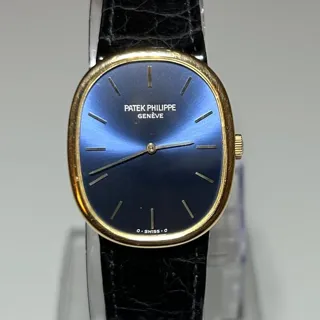 Patek Philippe Golden Ellipse 3848 27mm Yellow gold Blue