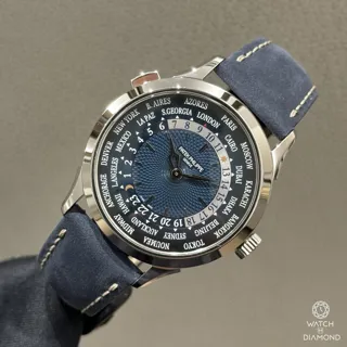 Patek Philippe World Time 5230P-001 38.5mm Platinum Blue