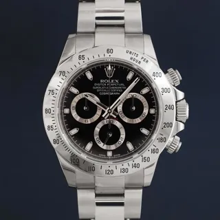 Rolex Daytona 116520 ( (1988-2015)) 40mm Stainless steel Black