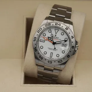 Rolex Explorer II 226570 42mm Stainless steel White