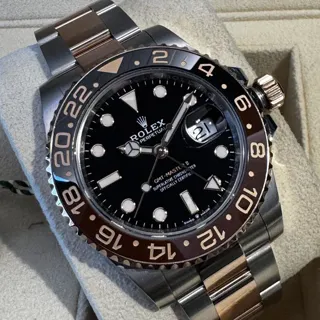 Rolex GMT-Master II 126711CHNR 40mm Yellow gold and Stainless steel Black