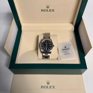 Rolex Oyster Perpetual 34 124200 34mm Stainless steel Black