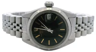 Rolex Oyster Perpetual Lady Date 6919 26mm Stainless steel Black