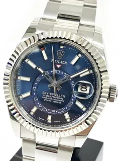 Rolex Sky-Dweller 326934 42mm Yellow gold and Stainless steel Blue