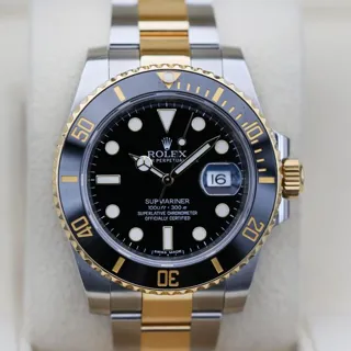 Rolex Submariner Date 116613LN 40mm Yellow gold and Stainless steel Black