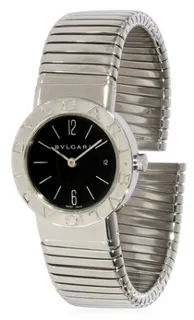 Bulgari Tubogas BB262TS 26mm Stainless steel Black