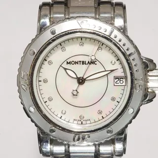 Montblanc Sport 7036 34mm Stainless steel White