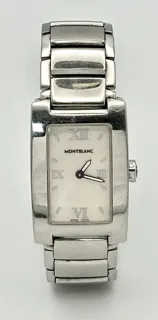 Montblanc 24mm Stainless steel Cream