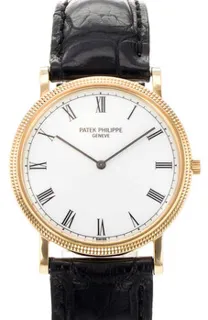 Patek Philippe Calatrava 3520D 18kt Yellow Gold White