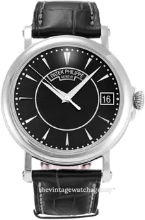 Patek Philippe Calatrava 5153G 18k white gold Black