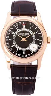 Patek Philippe Calatrava 6000R 18k rose gold brown