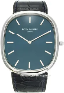 Patek Philippe Ellipse 5738P-001 35.5mm Platinum Blue