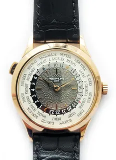 Patek Philippe World Time 5230R-001 38.5mm Rose gold Gray