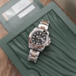 Rolex GMT-Master II 126711CHNR 40mm Yellow gold and Stainless steel Black