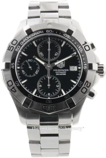 TAG Heuer Aquaracer CAF2110.BA0809 Stainless steel Black