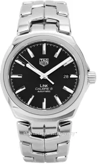 TAG Heuer Link Calibre 5 WBC2110.BA0603 Stainless steel Black