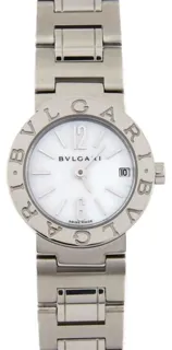 Bulgari Bulgari BB23SS/BB23WSSD/JN 23mm Stainless steel White