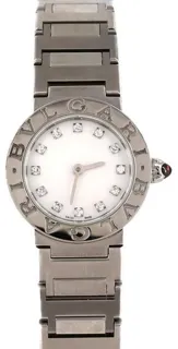 Bulgari Bulgari BB23S/103095 23mm Stainless steel White