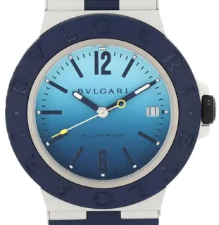 Bulgari Bulgari BB40ATHMS/103815 40mm Aluminium Blue