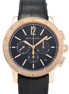 Bulgari Bulgari BBP41BGLDCH 41mm Rose gold Black